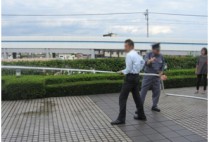 PiO（大田区産業プラザ）の消防訓練