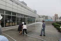 もしもに備えて消防訓練
